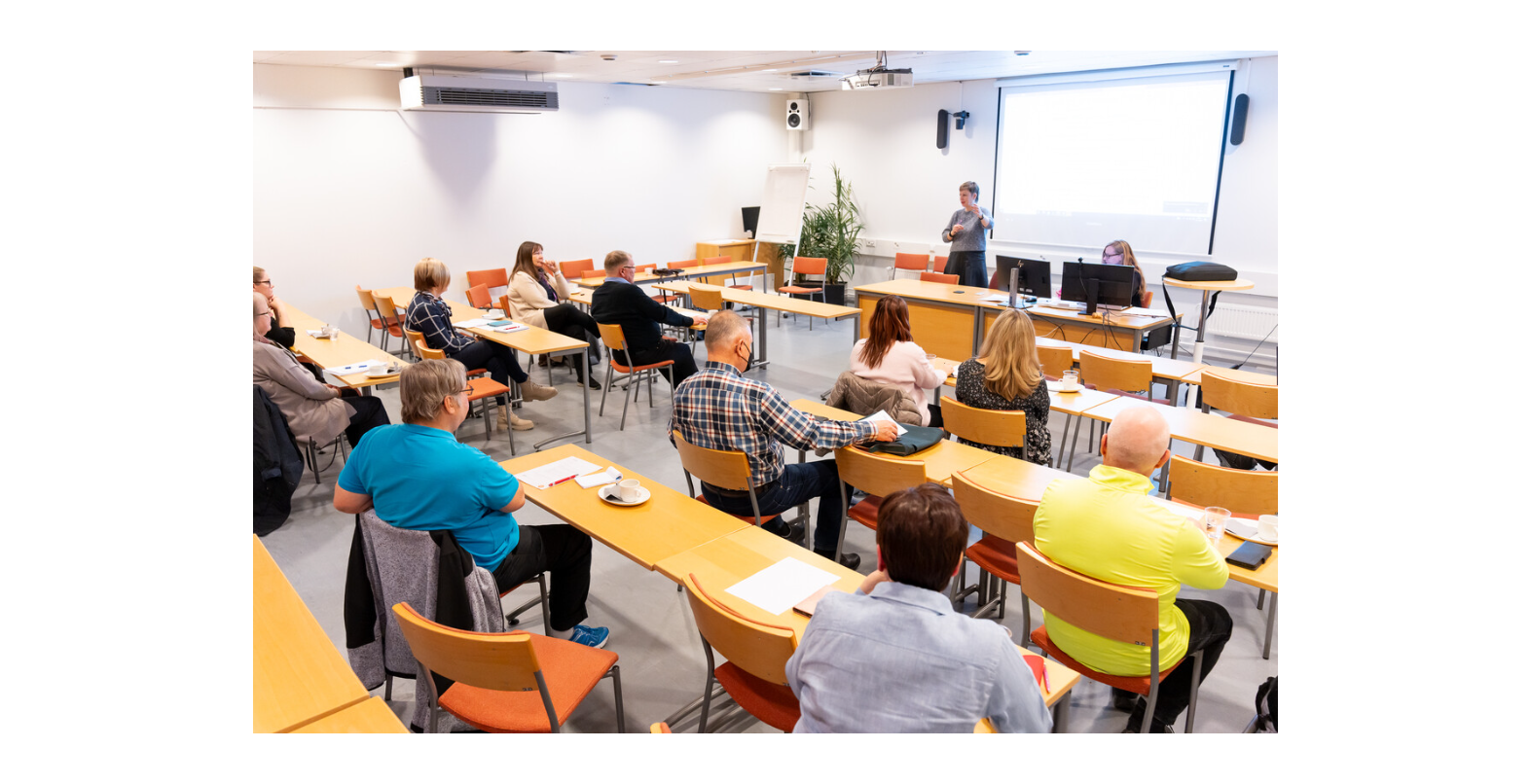 näkymä potilasraadin kokouksesta