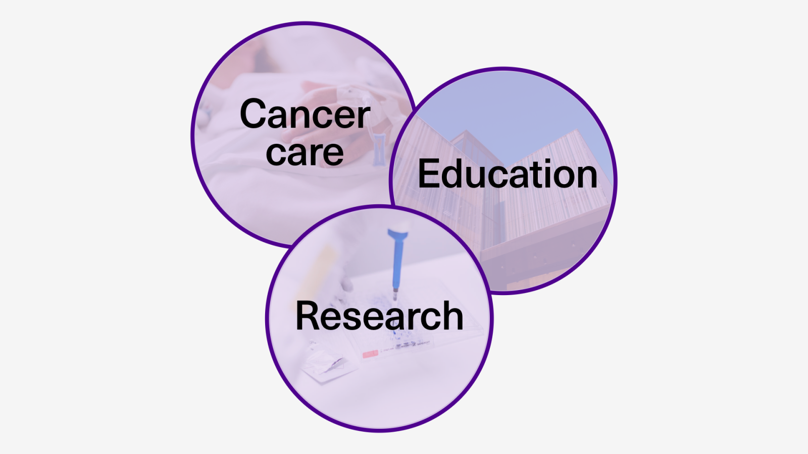 Cancer care, education and research